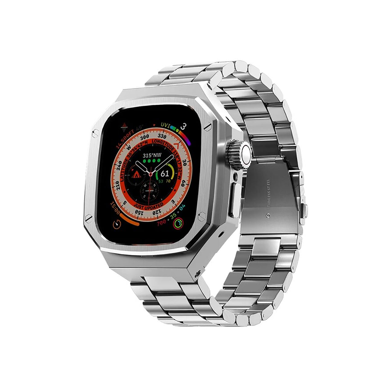 44/45/49mm Apple Watch stainless Steel case - G&C Watch