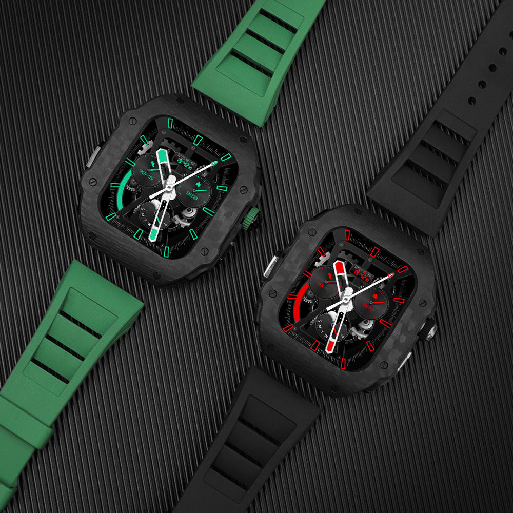 Apple watch Ultra 49MM Carbon Fiber & Black Titanium case - G&C Watch