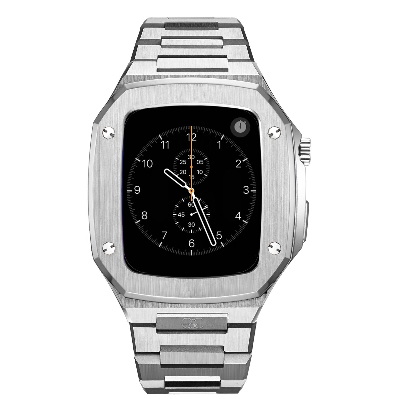 Apple Watch Silver Steel case & band - G&C Watch