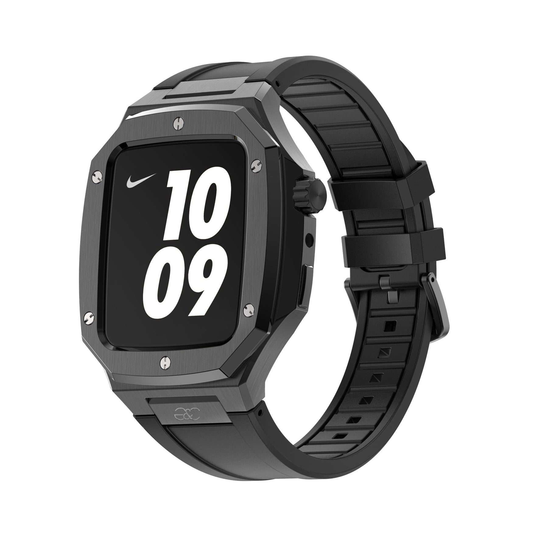 Apple Watch Black Steel case (Silicone band) - G&C Watch