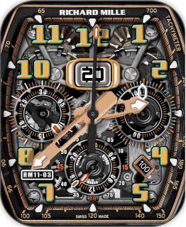 RICHARD MILLE tribute Apple watch faces Full pack - G&C Watch