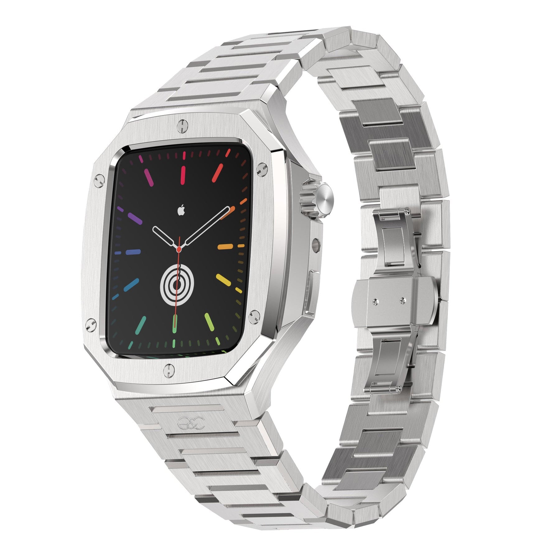 Apple Watch Silver Steel case & band - G&C Watch